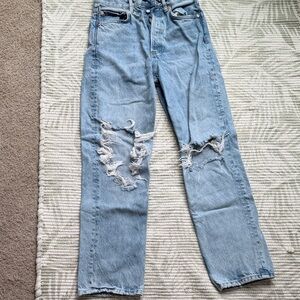 Mango Classic Blue Denim Jeans